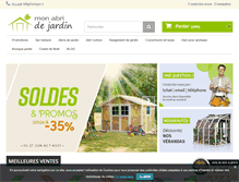 Tablet Screenshot of mon-abri-de-jardin.com